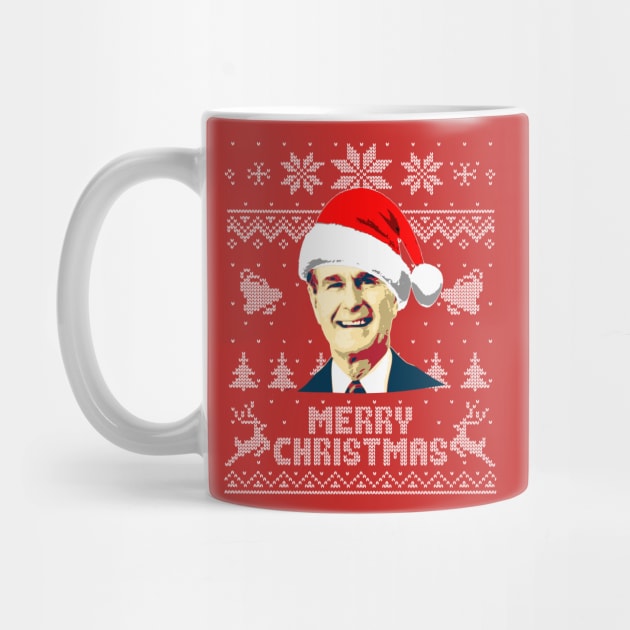 George H W Bush Merry Christmas by Nerd_art